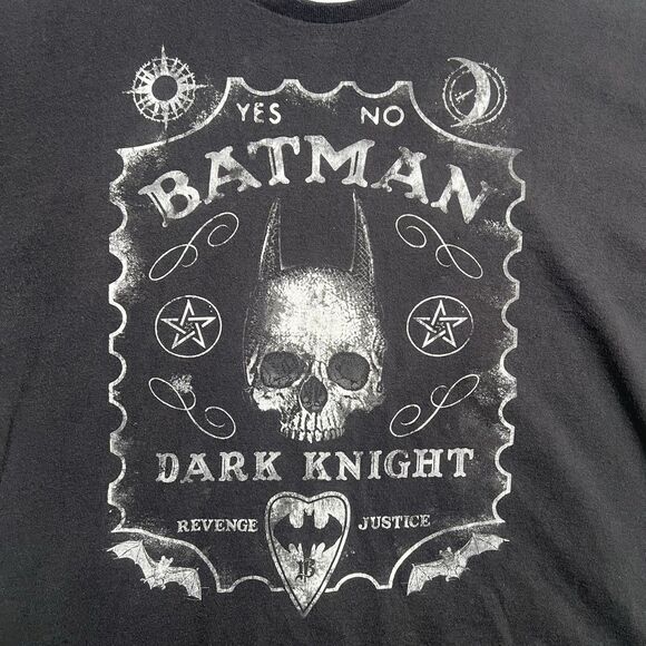 Batman The Dark Knight Ouija Board T-Shirt Size XL DC Comics Goth Grunge Horror - Picture 2 of 6